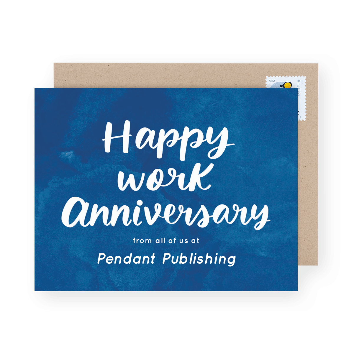Work Anniversary Blue
