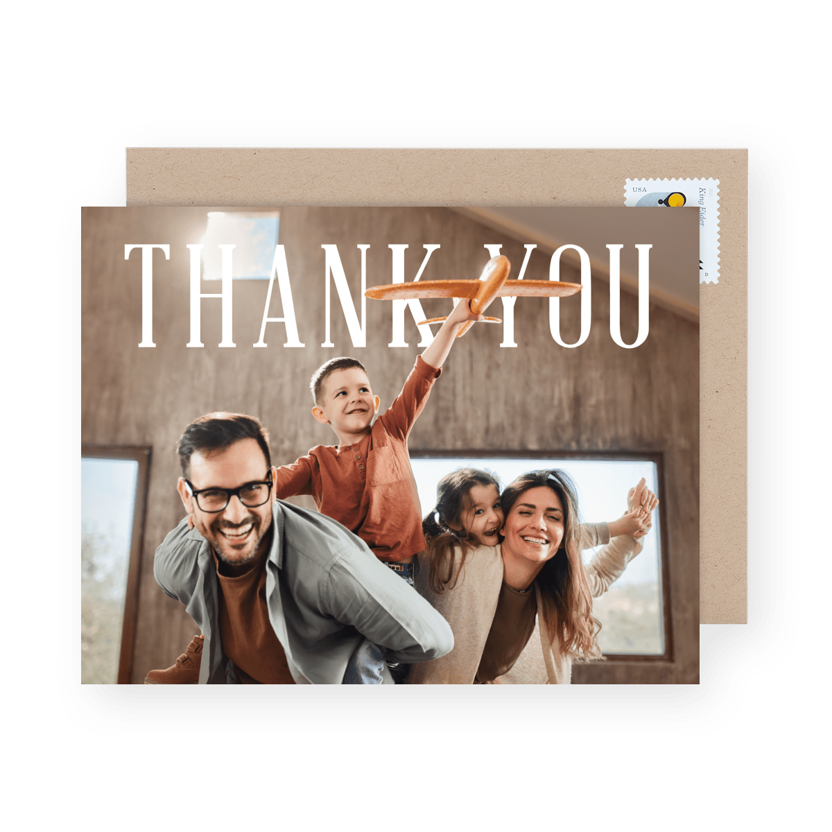 Family Photo Overlap Thank You