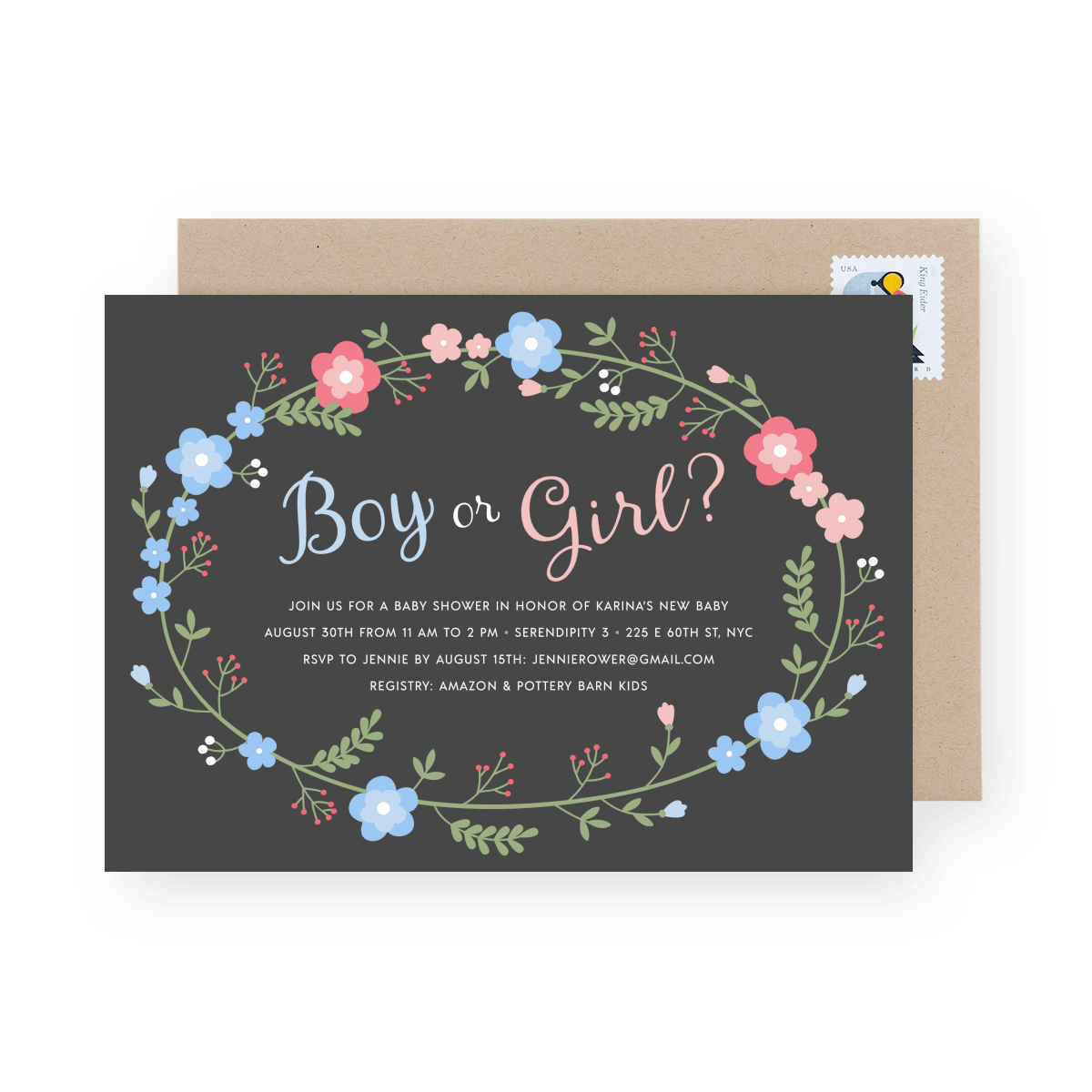 Boy or Girl Wreath