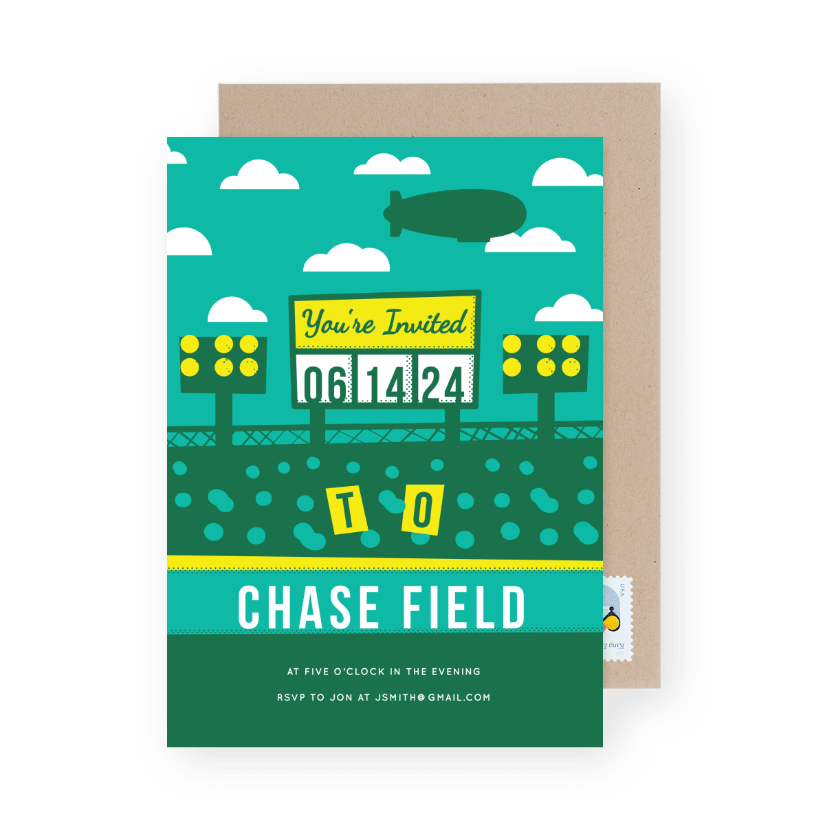 Sports Stadium Invite