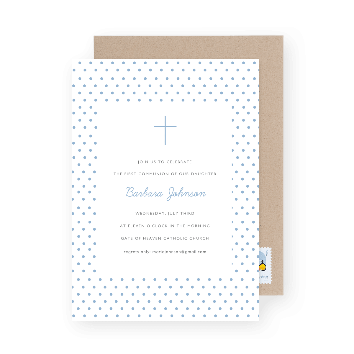Simple Polka Dot Communion