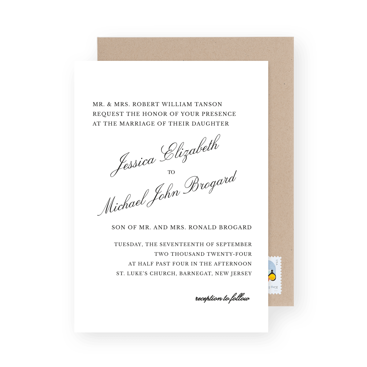 Formal Script Invite