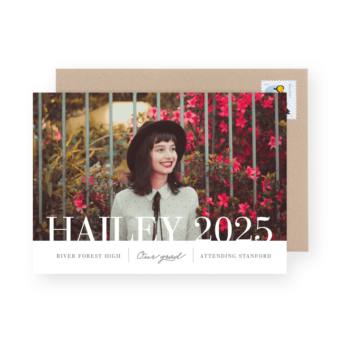 Our Type Graduation Announcement
