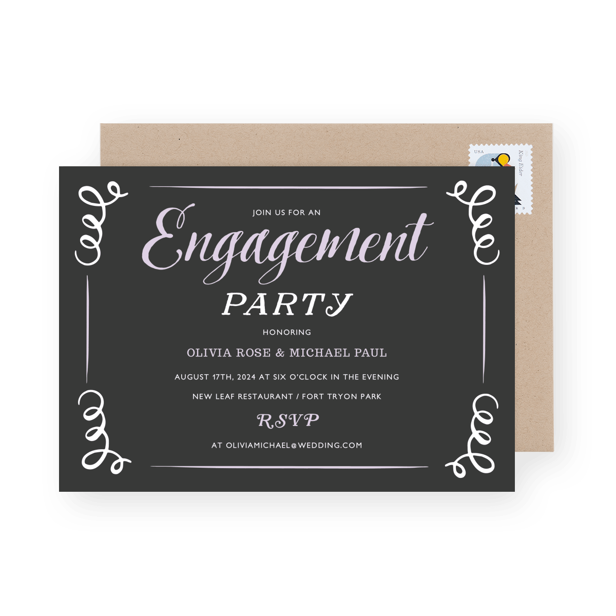 Vintage Engagement Party