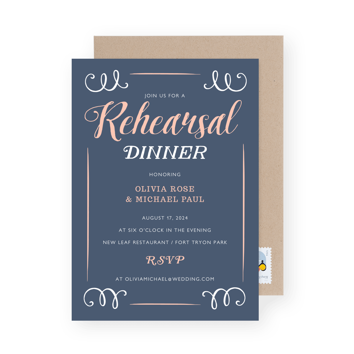 Vintage Rehearsal Dinner