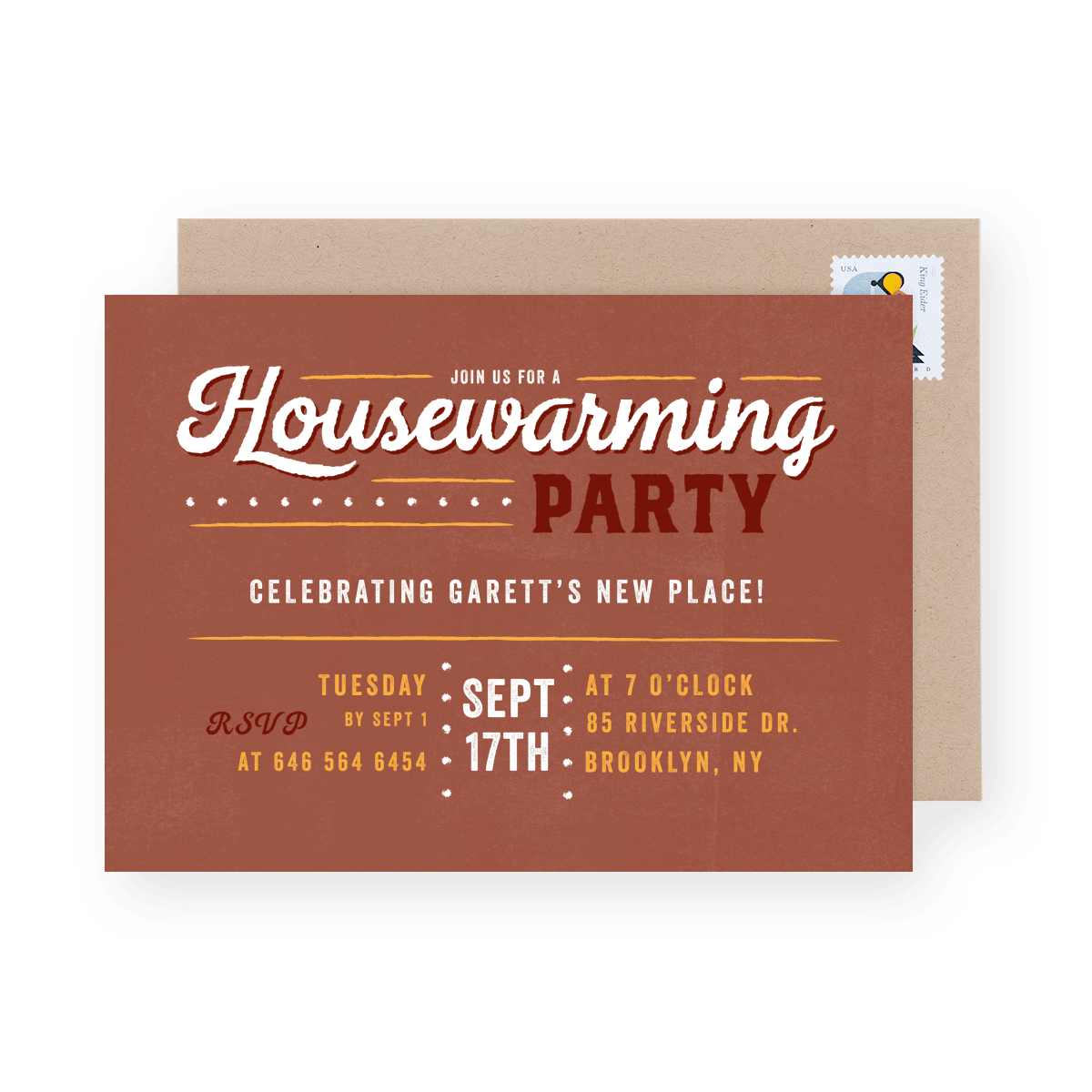 Vintage Sign Housewarming