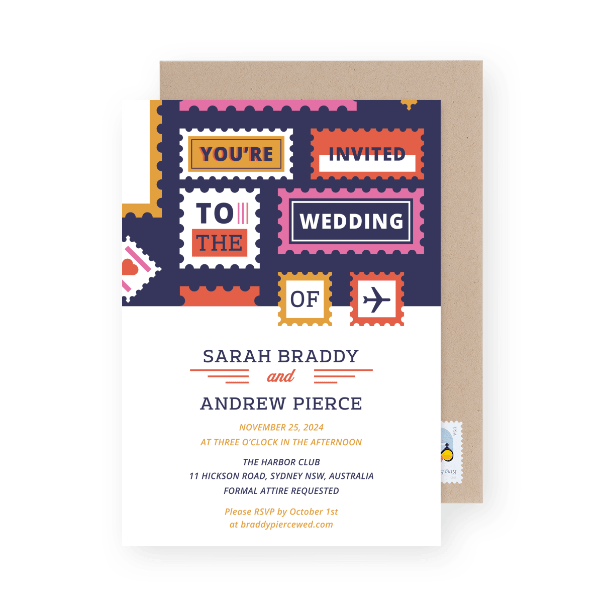 Stamps Invitation