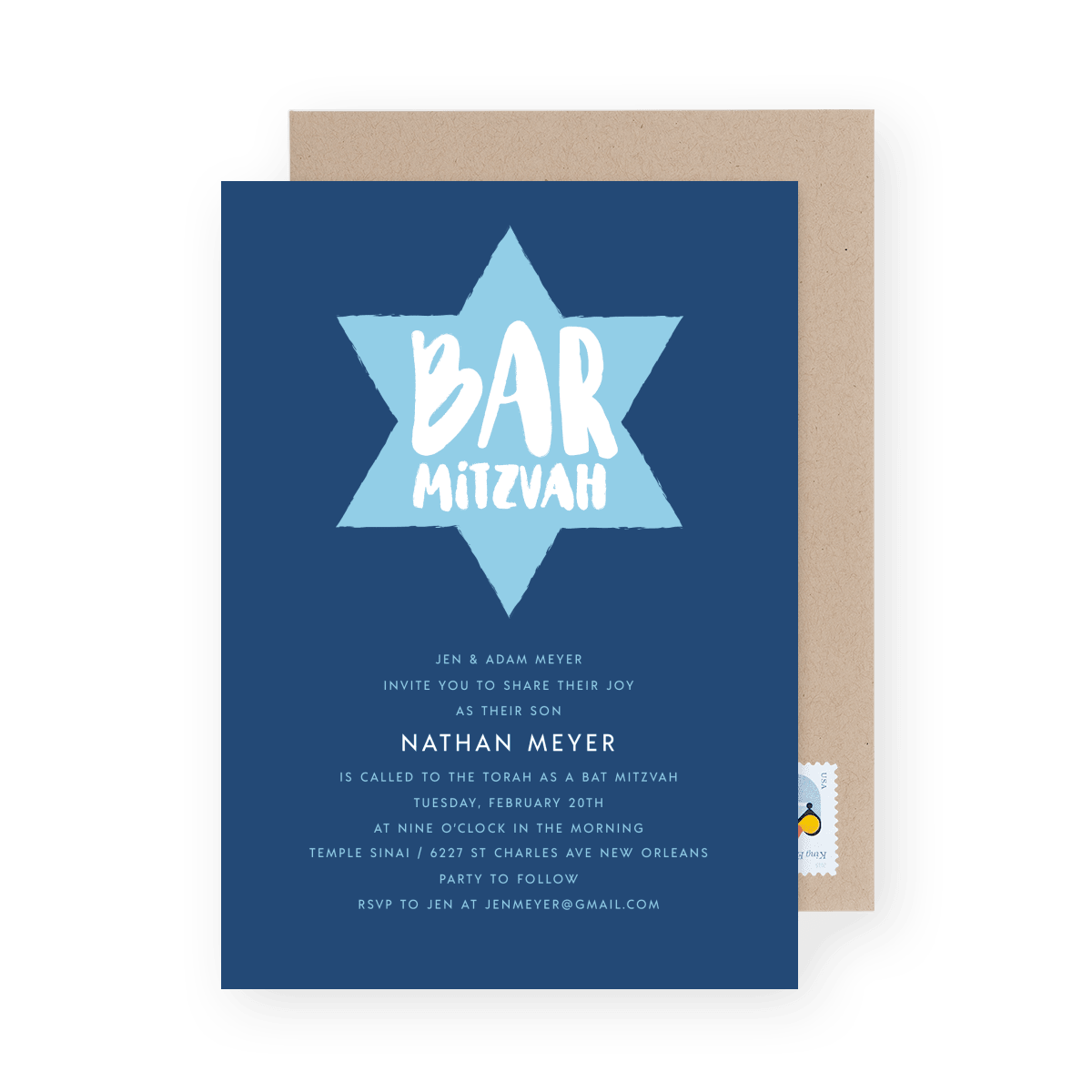 Brushy Star Bar Mitzvah