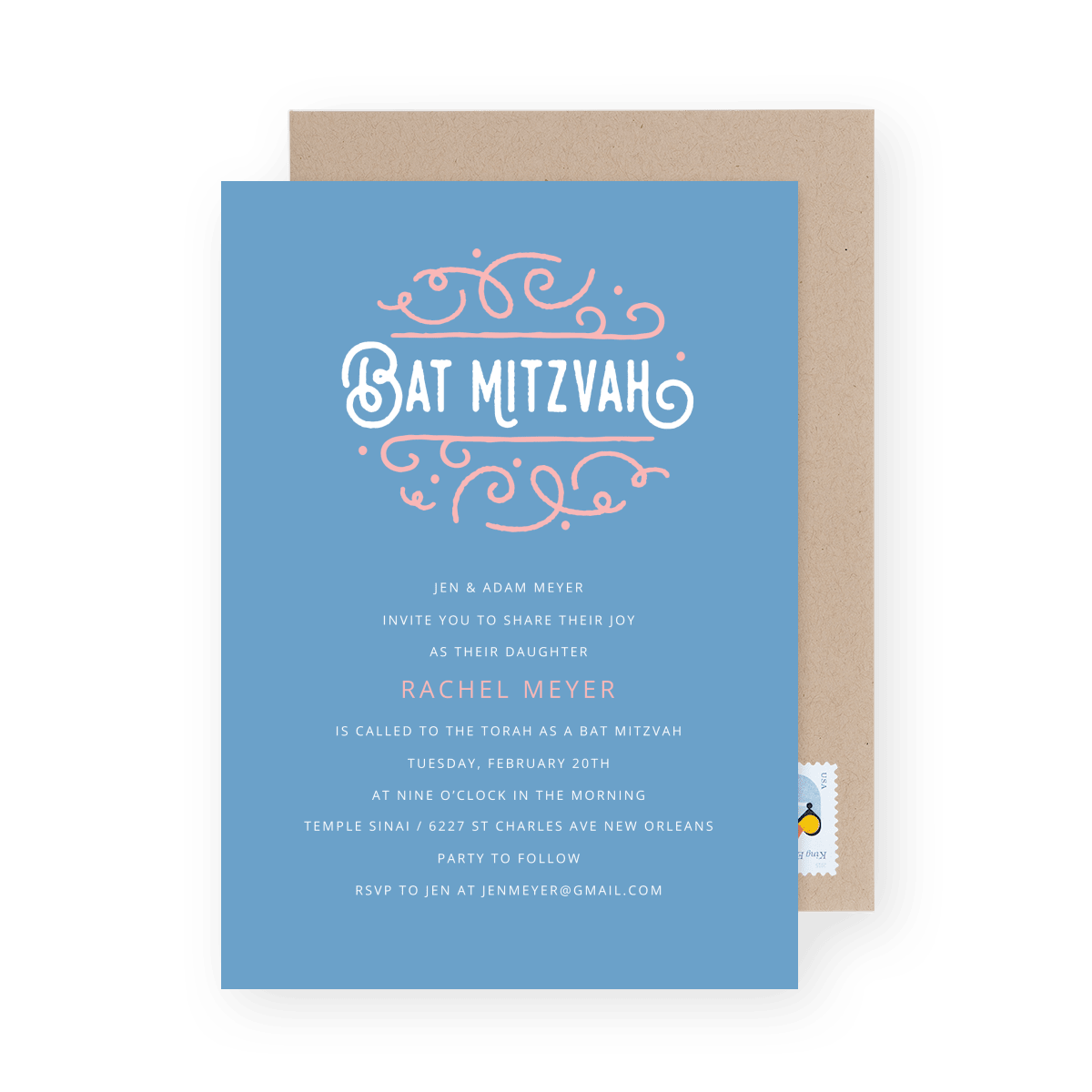 Ornamental Circle Bat Mitzvah 