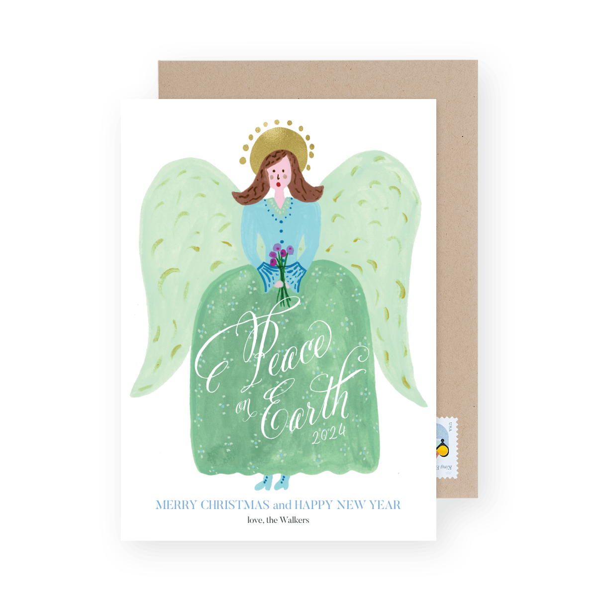 Painted Holiday Angel