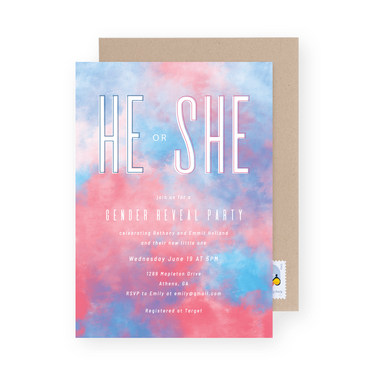 He Or She Gender Reveal