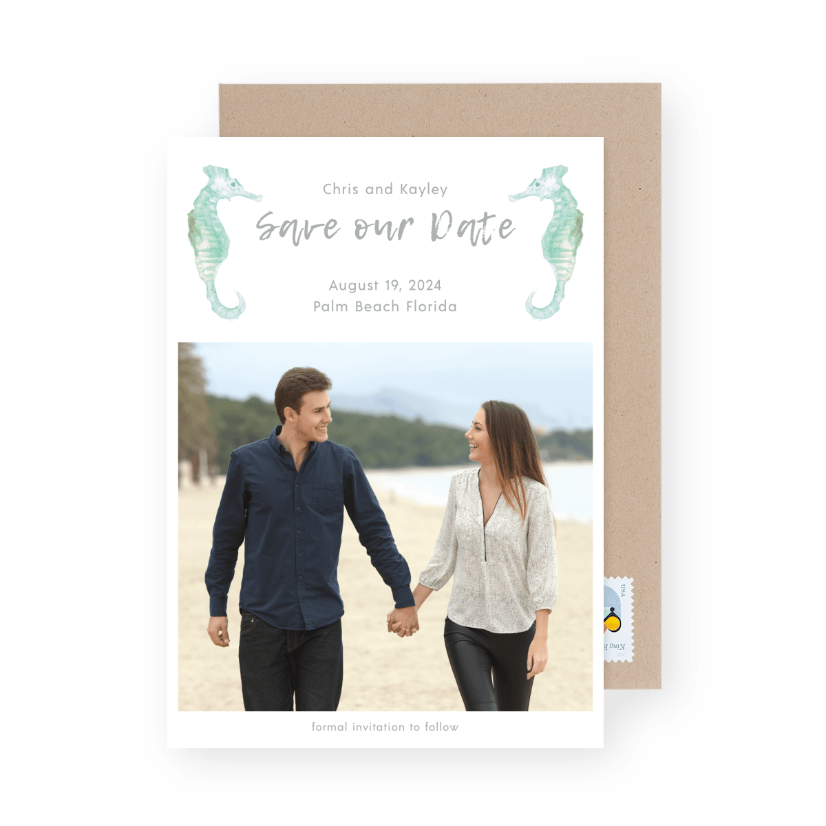Seahorse Save The Date
