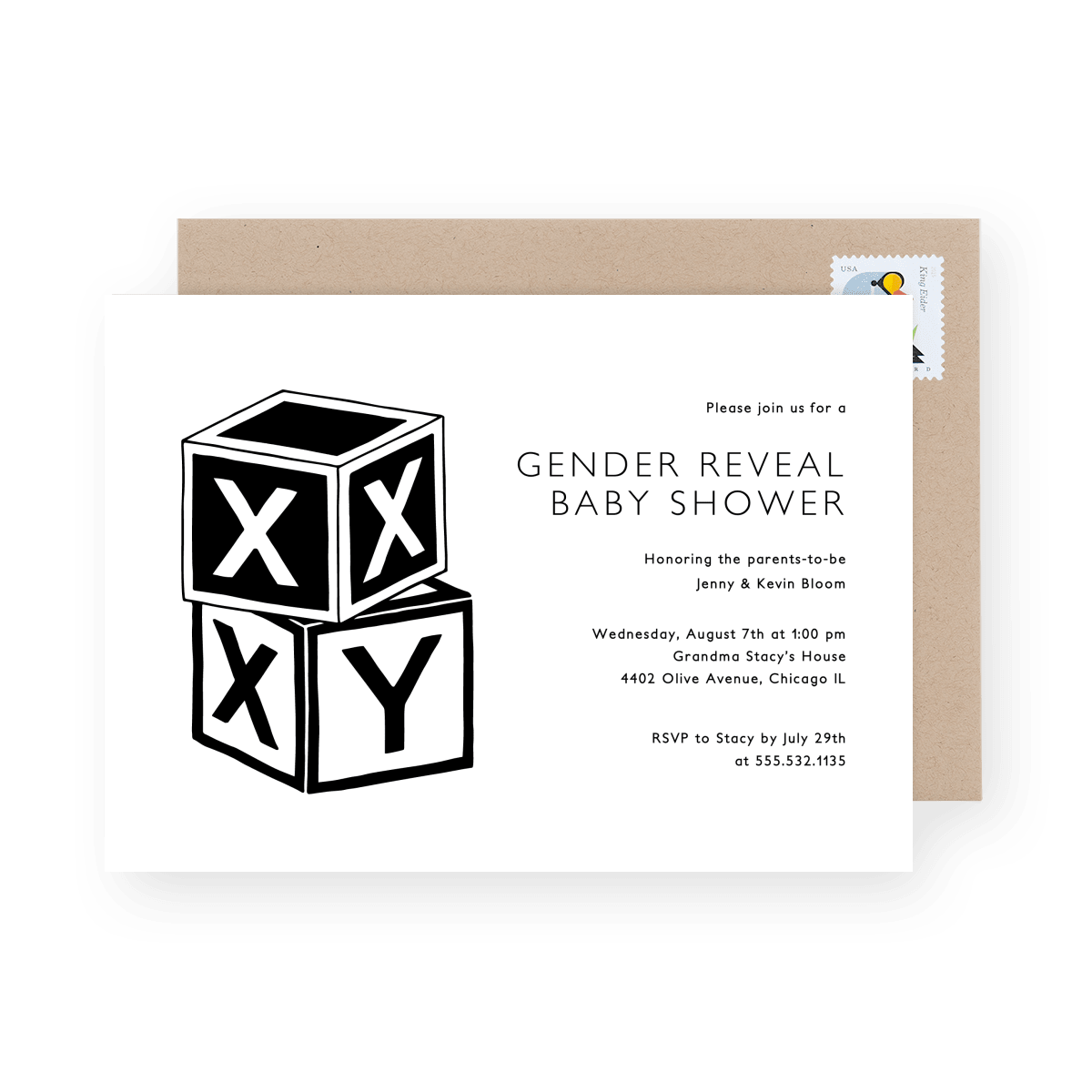 Baby Blocks Gender Reveal