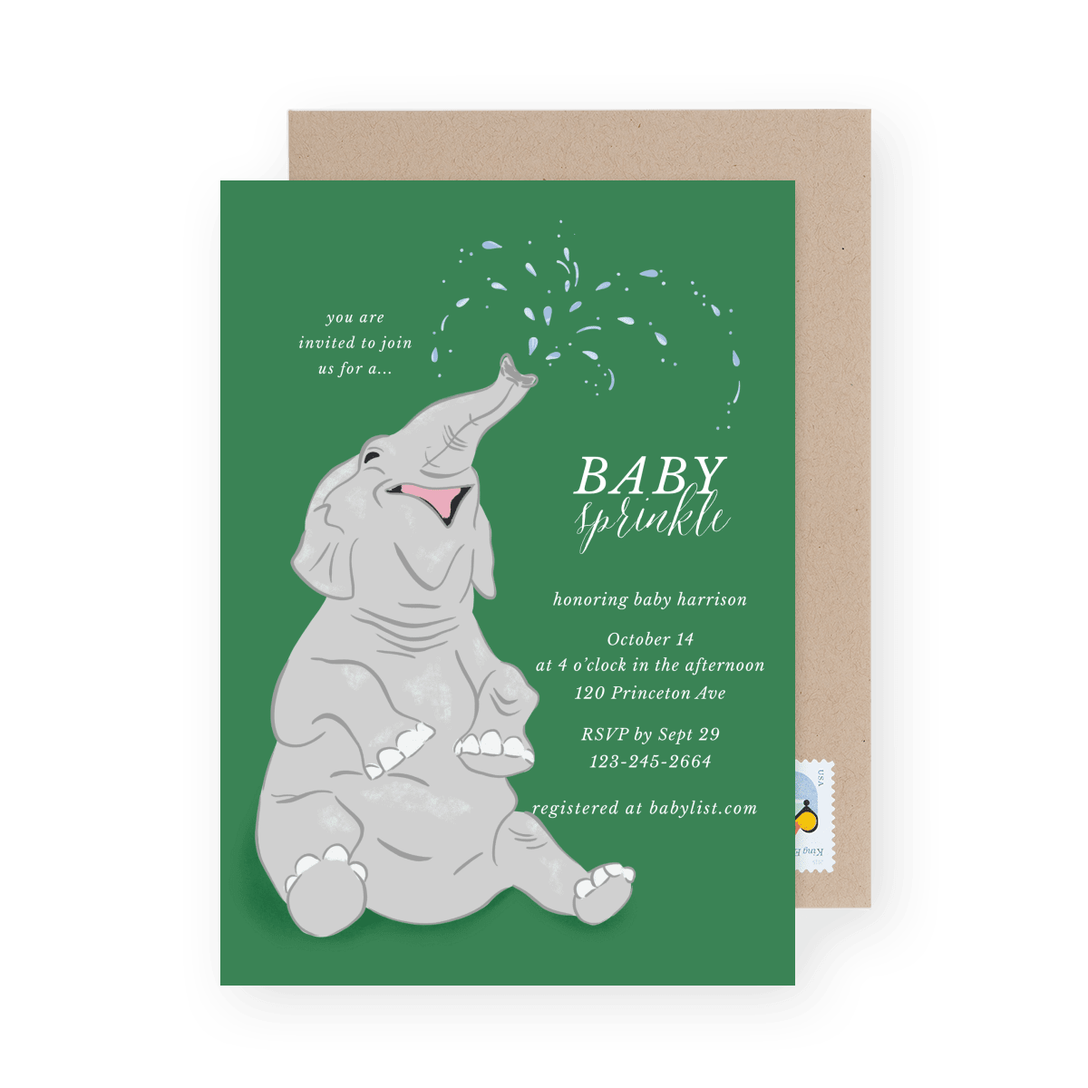 Elephant Sprinkle Shower