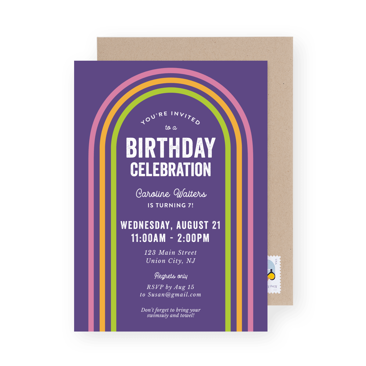 Bright Rainbow Birthday