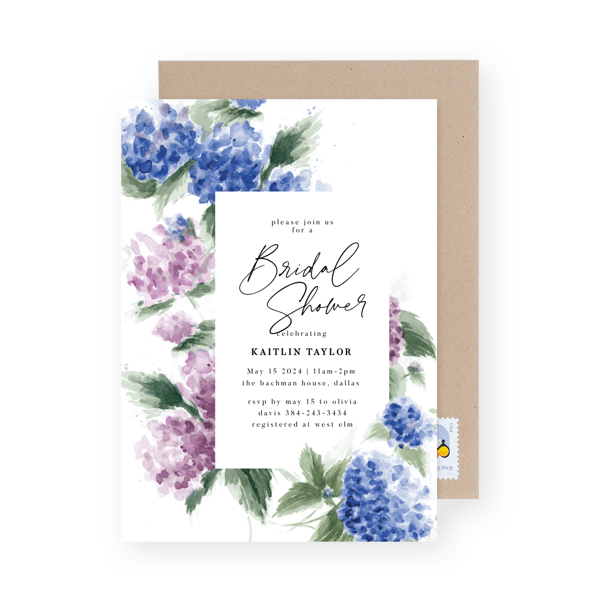 Hydrangea Bridal Shower