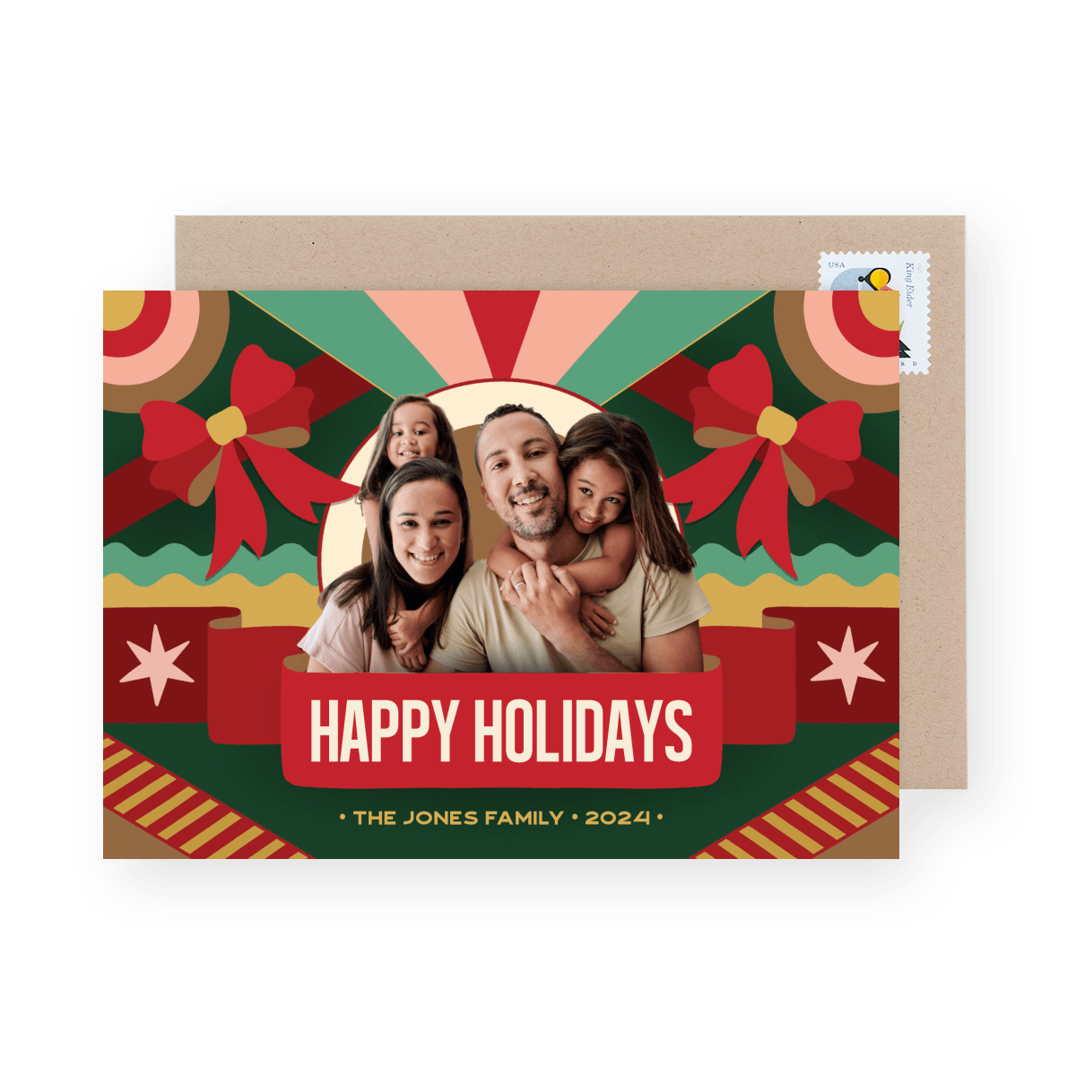 Decorative Happy Holidays Banner