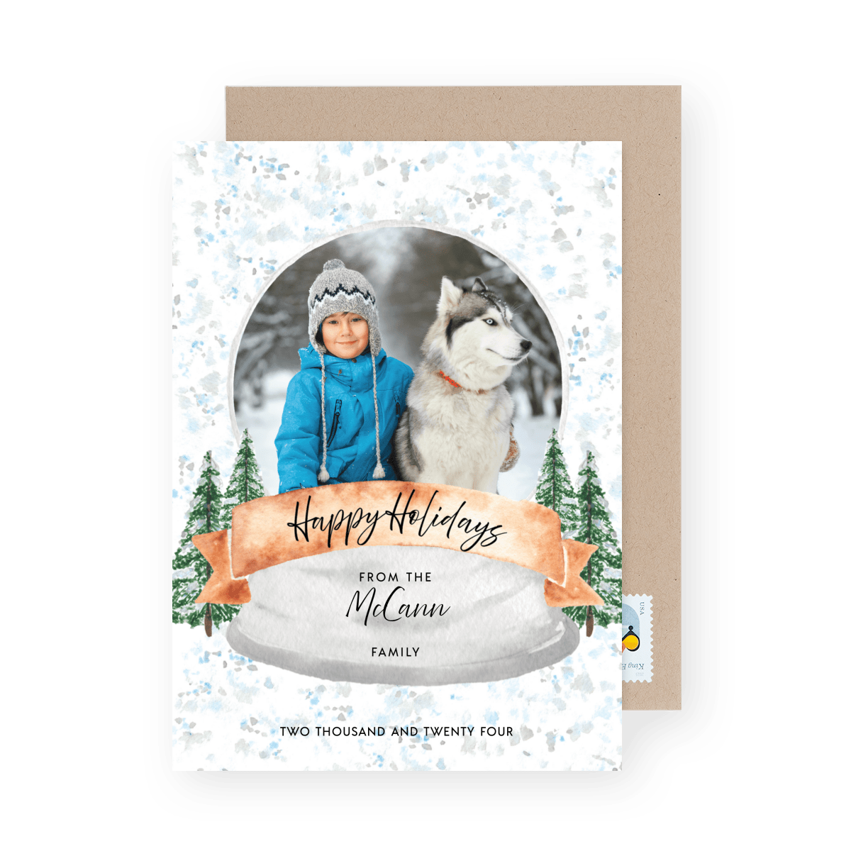 Winter Scene Snow Globe 