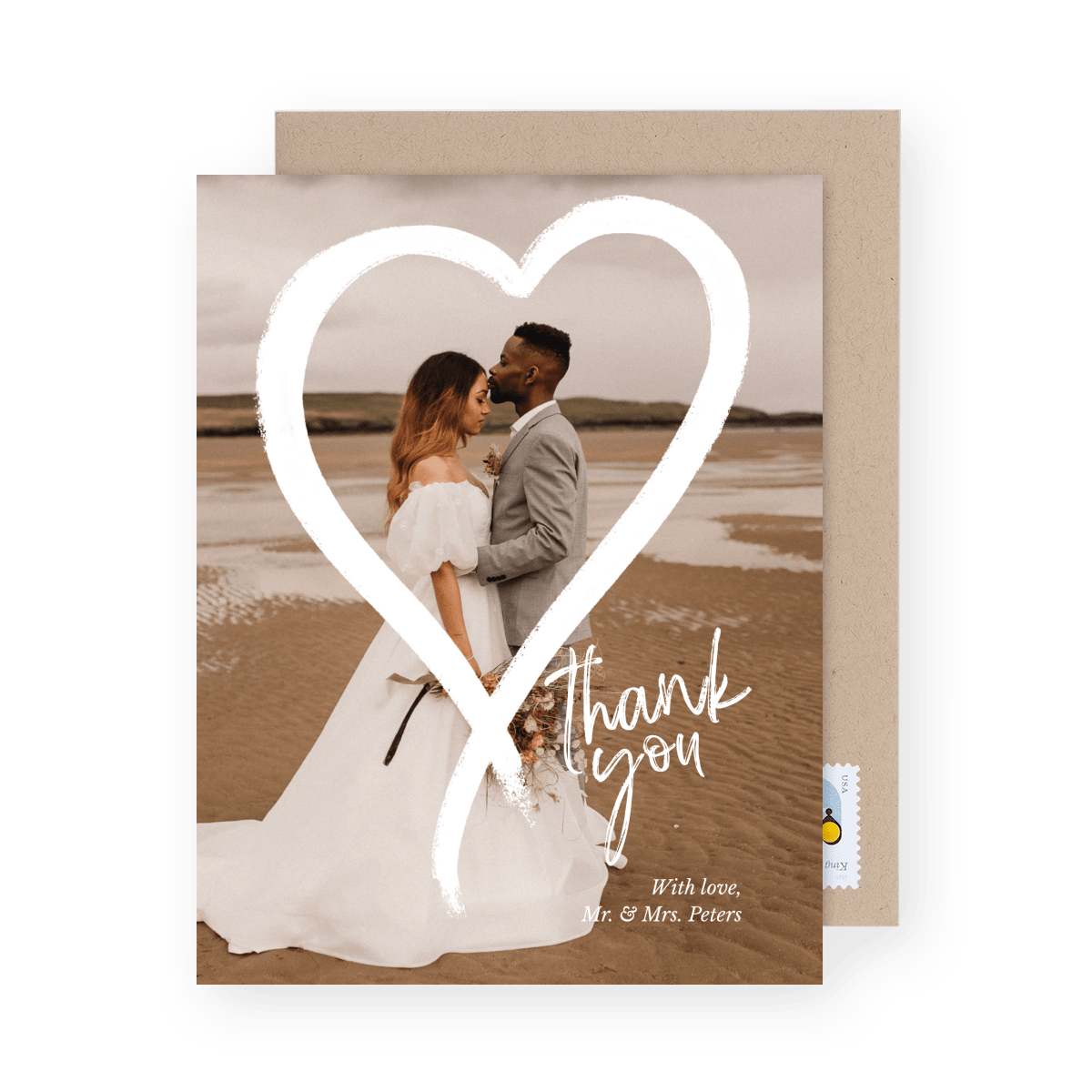Wedding Thank You Heart