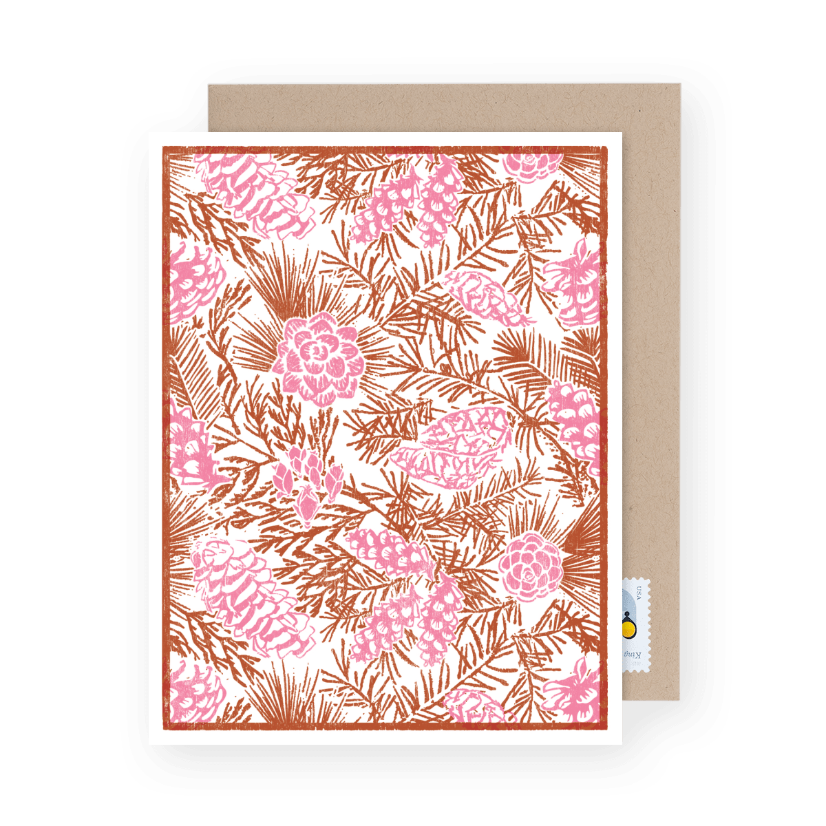 Pines And Boughs Pink