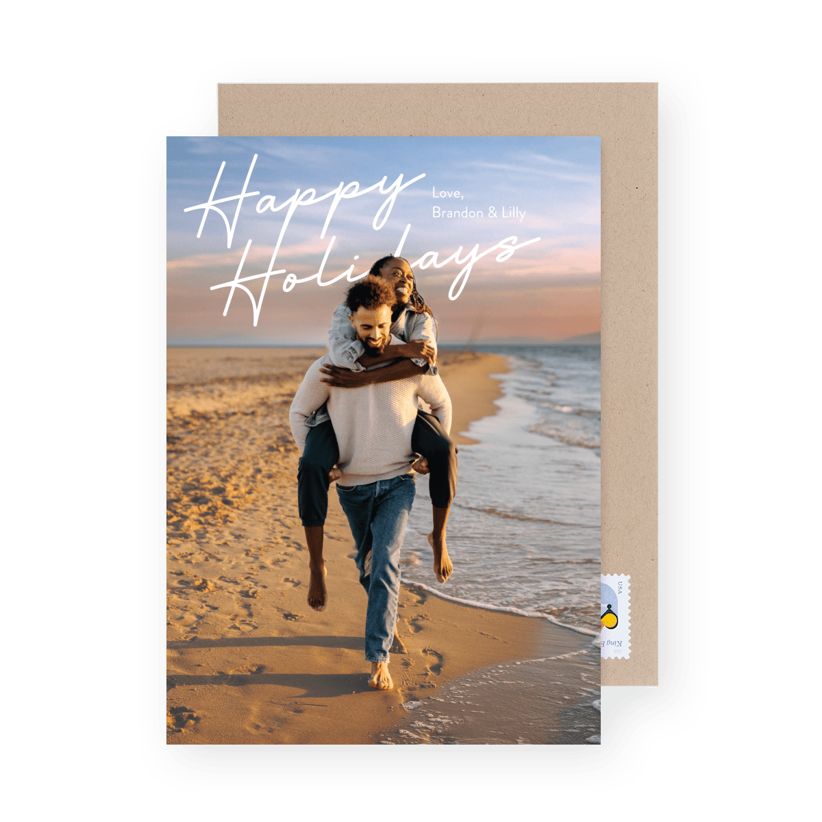 Happy Holidays Simple Cutout