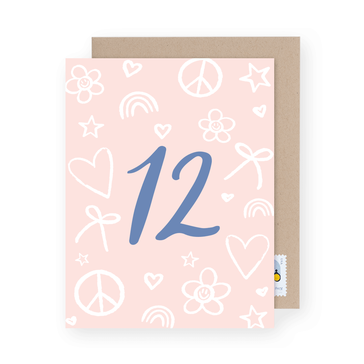 Custom Number Peace Doodles