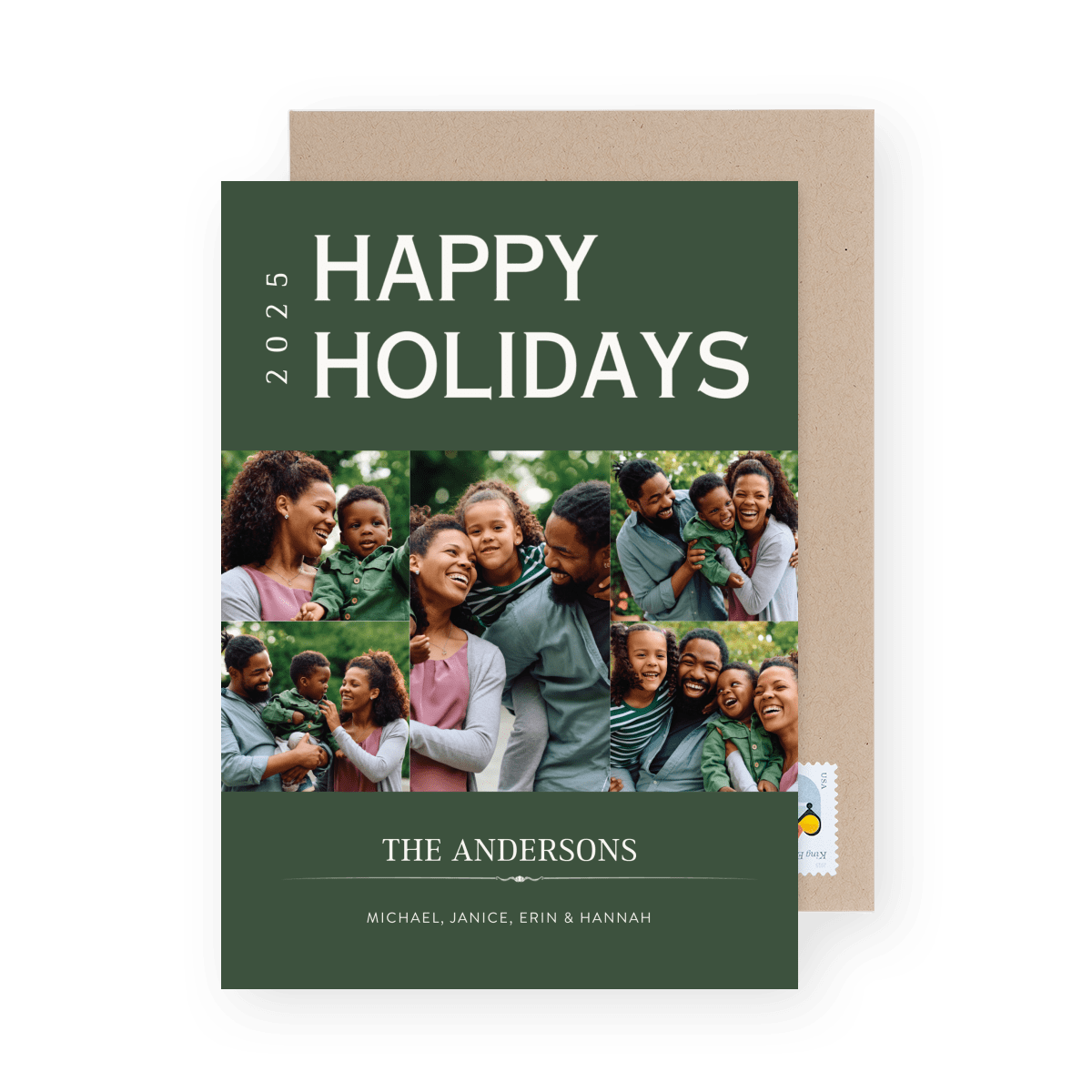 Happy Holidays Modern