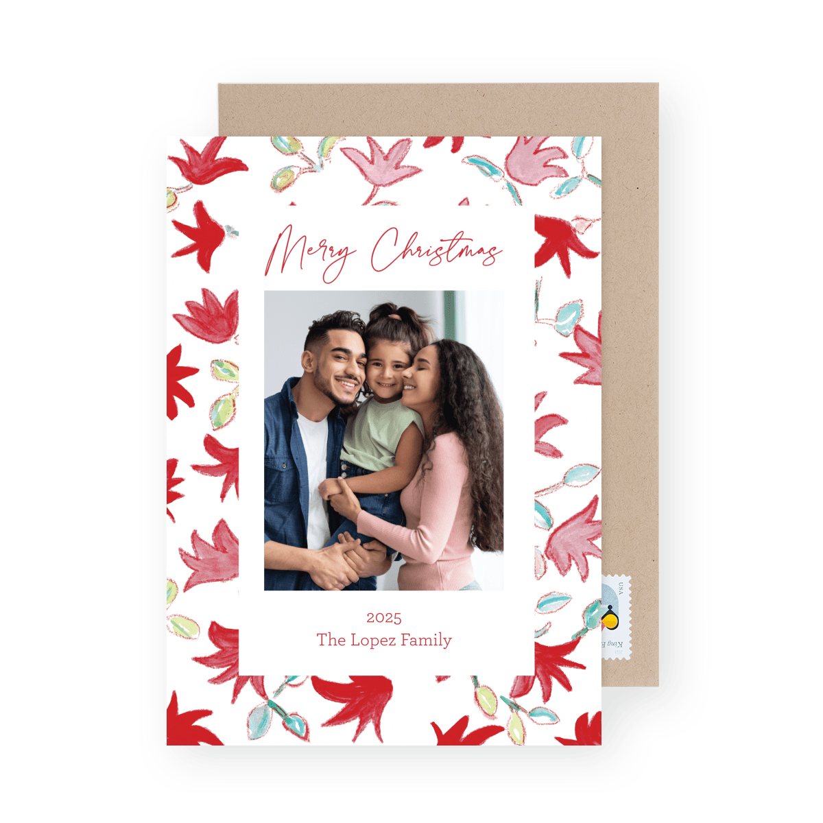 Floral Christmas Photo