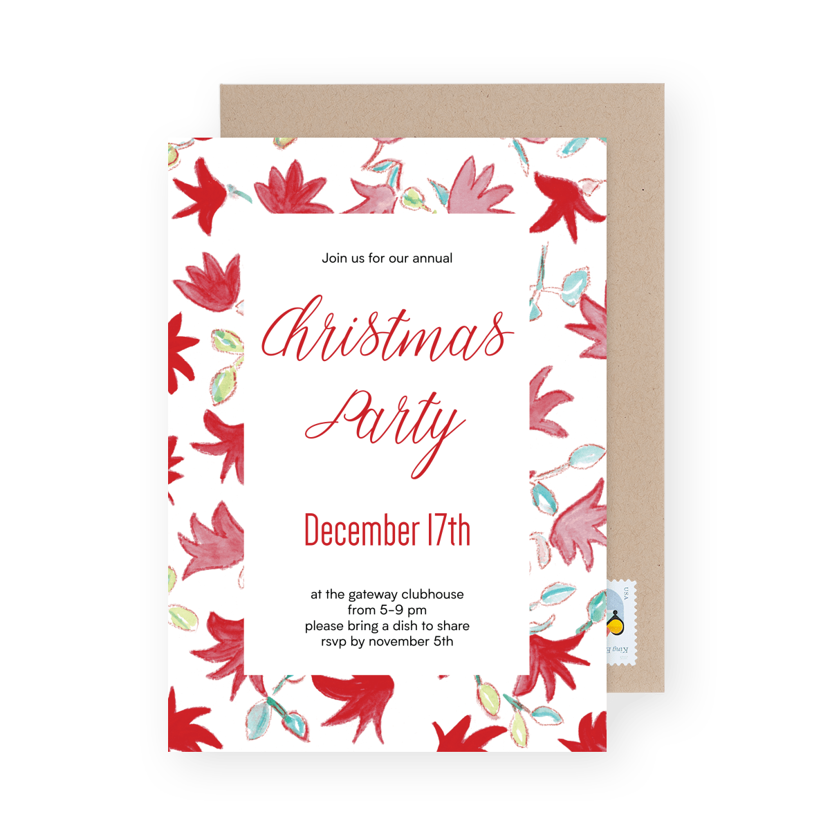Christmas Party Invite