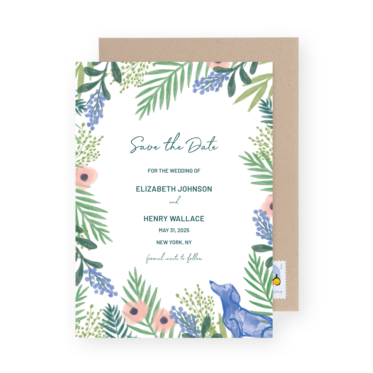 Pawfully Wed Save The Date