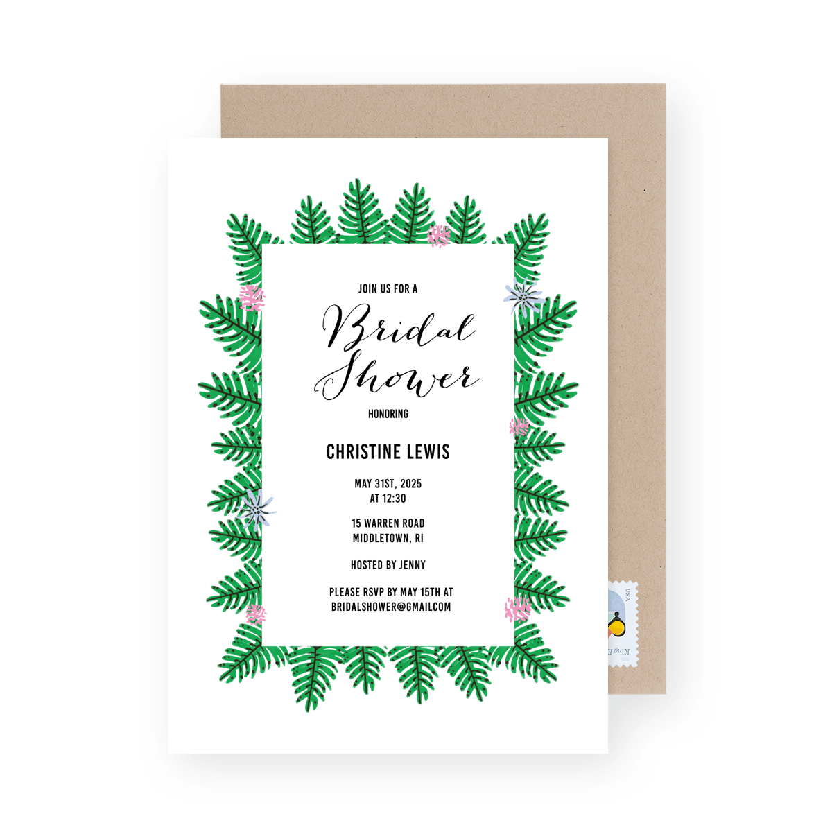 Tropical Aisle Bridal Shower