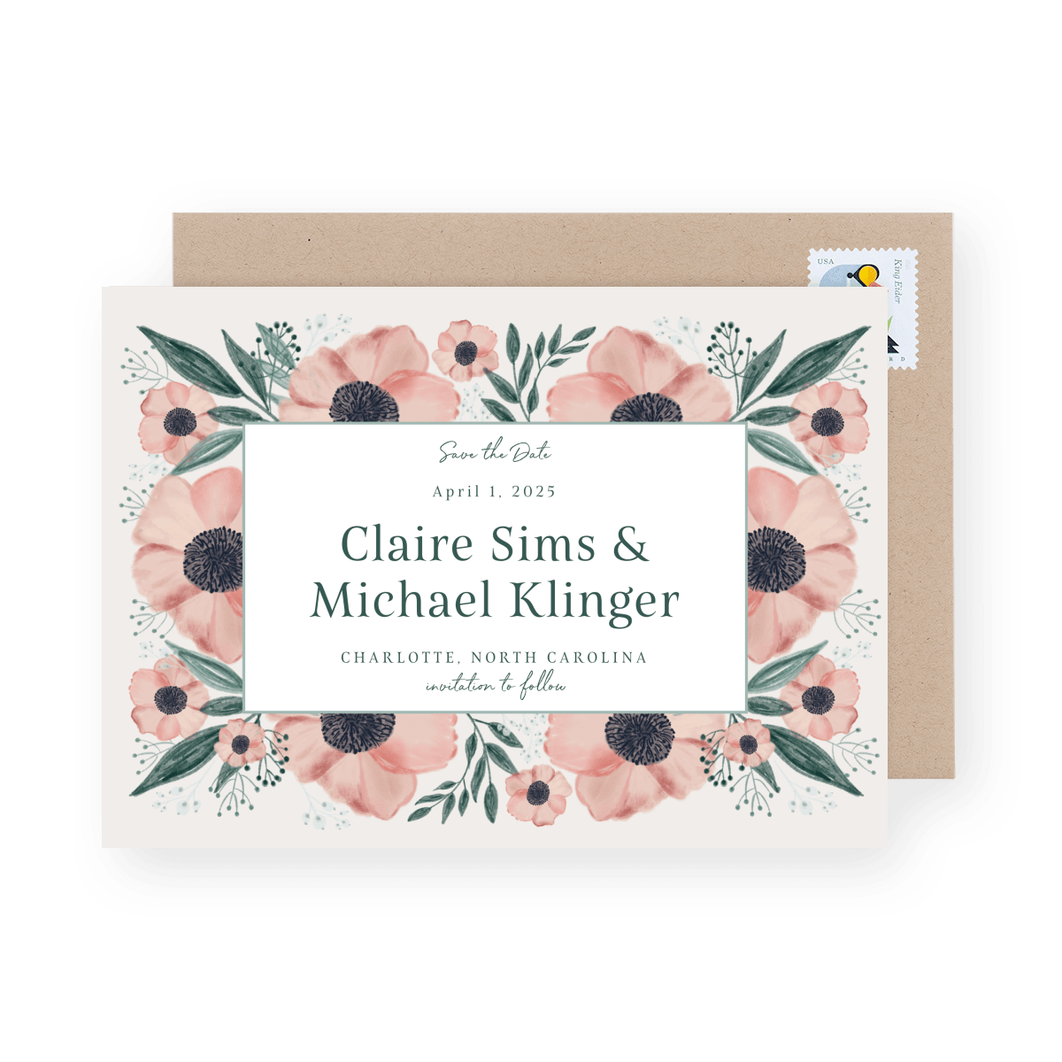 Anemones Save The Date