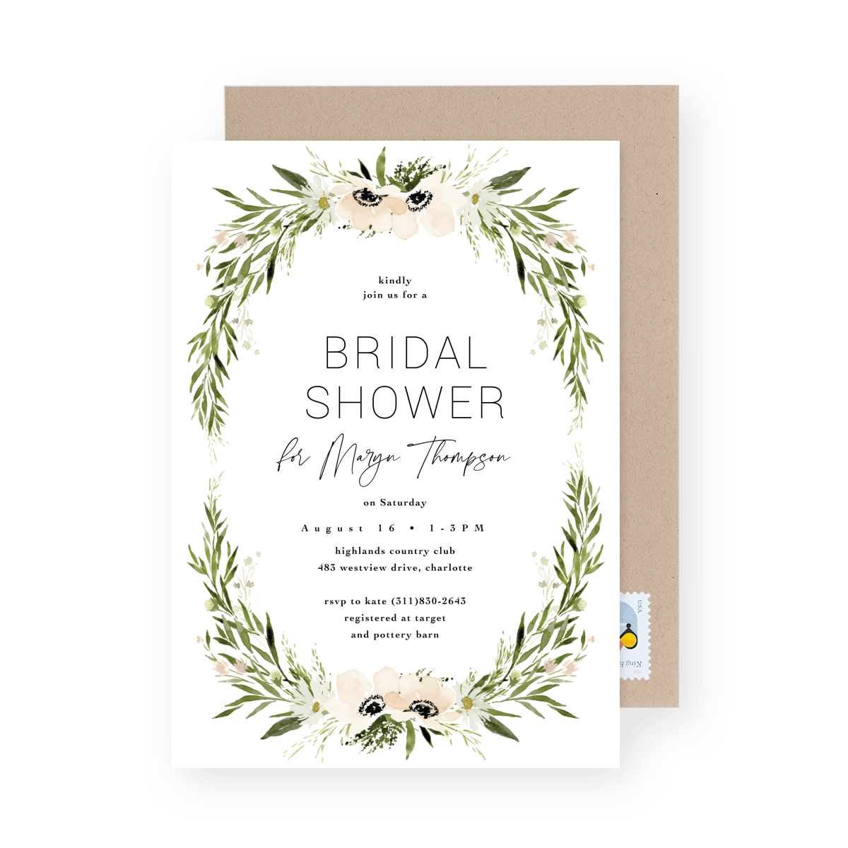 Botanikos Bridal Shower White