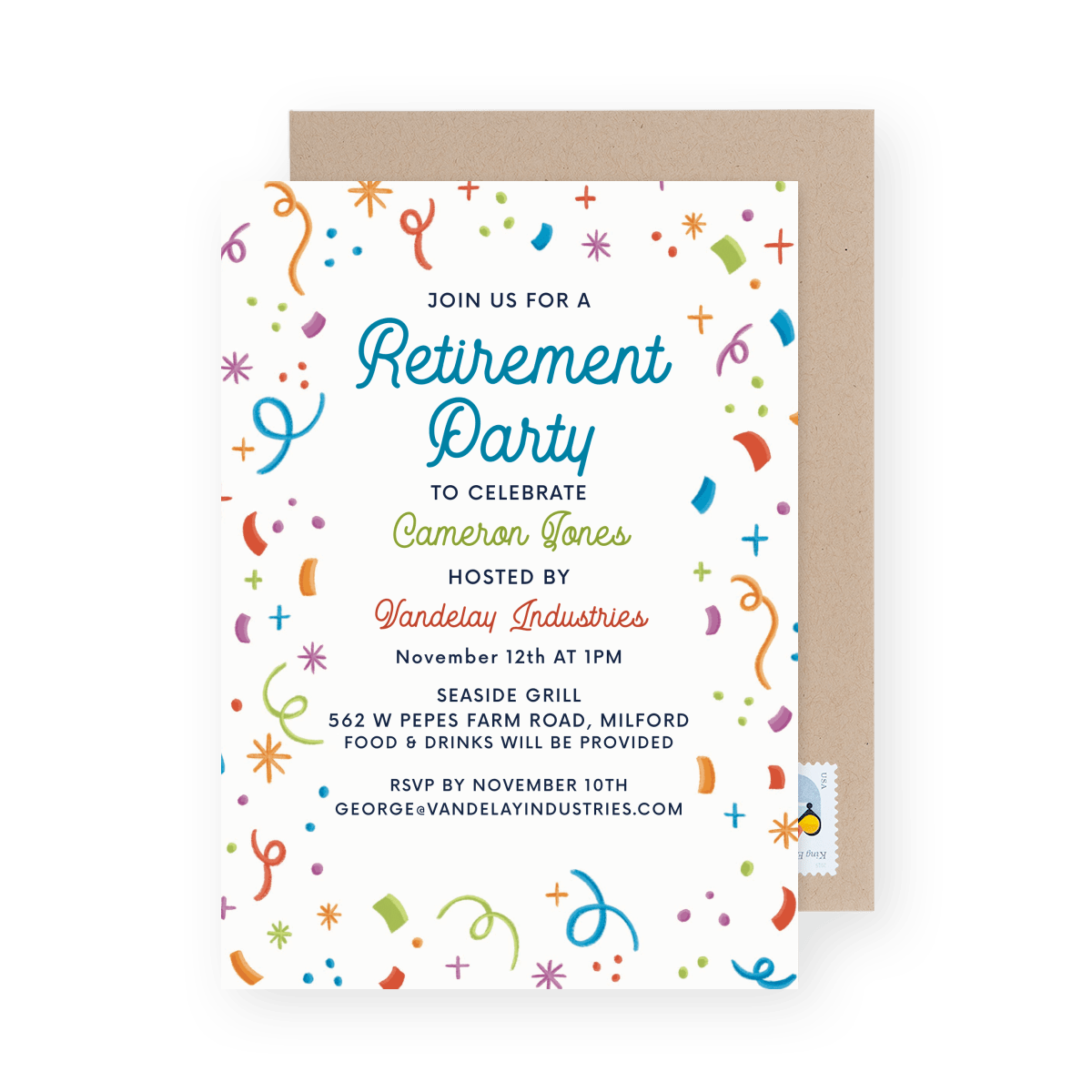 Confetti Invite