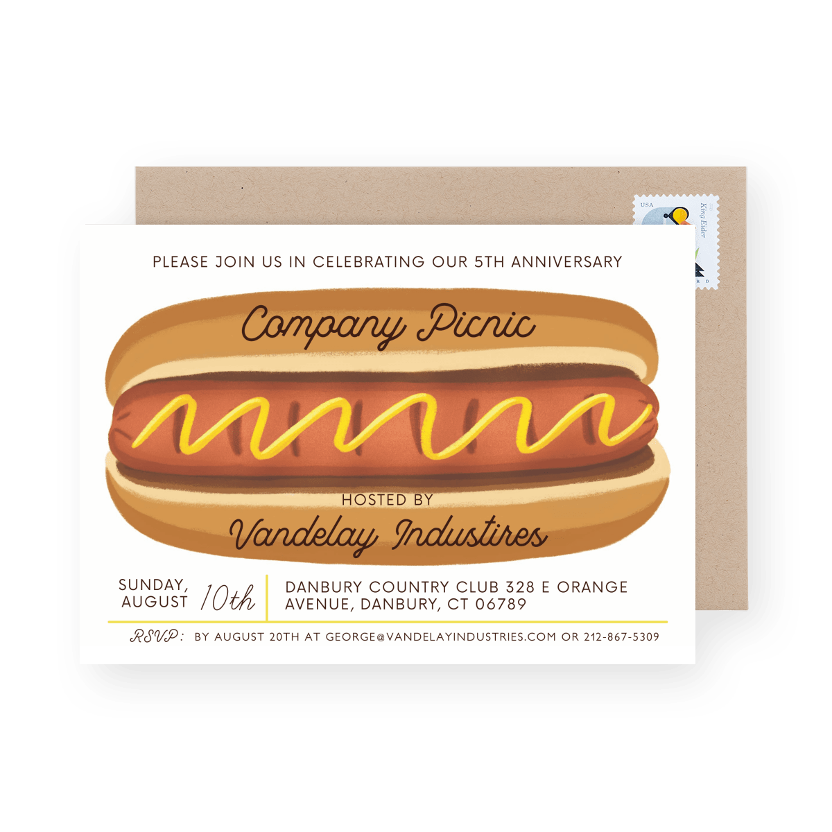 Hotdog Invite