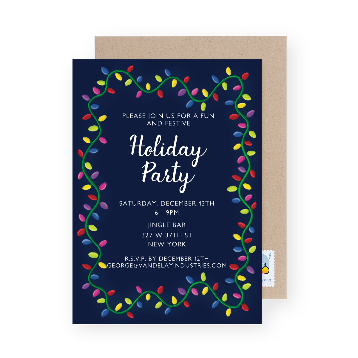 Blue Lights Holiday Party