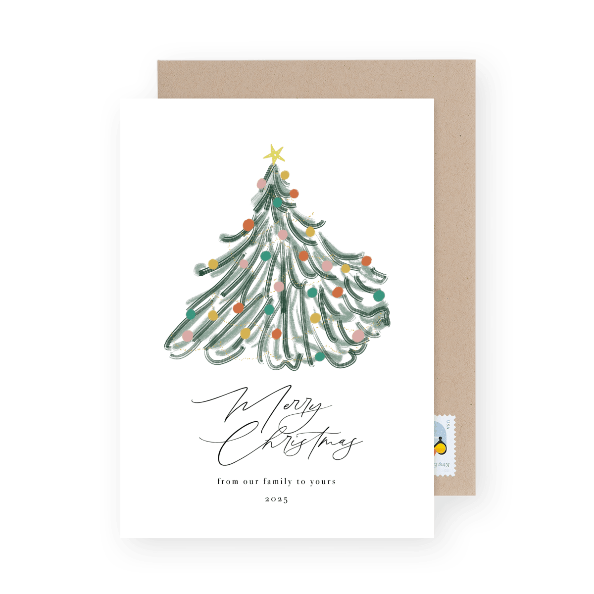 Wind Swept Christmas Tree