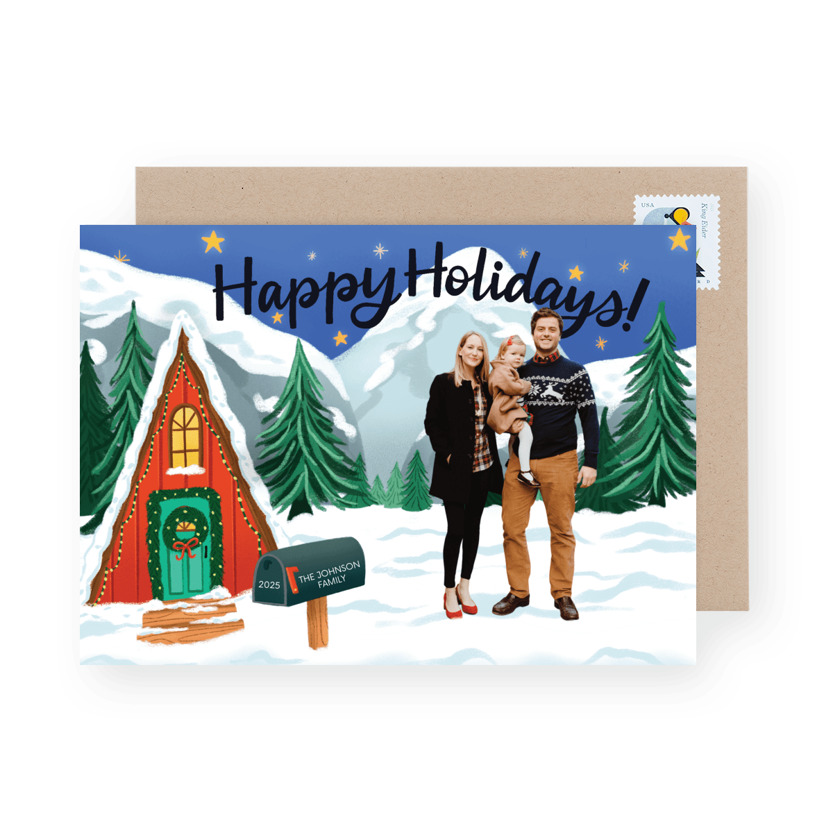 Holiday Snow Scene