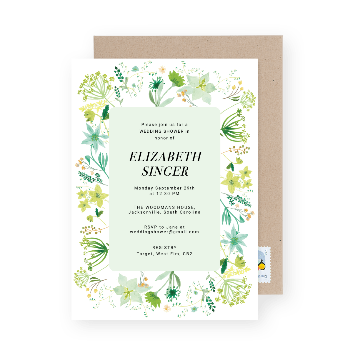 Spring Floral Frame