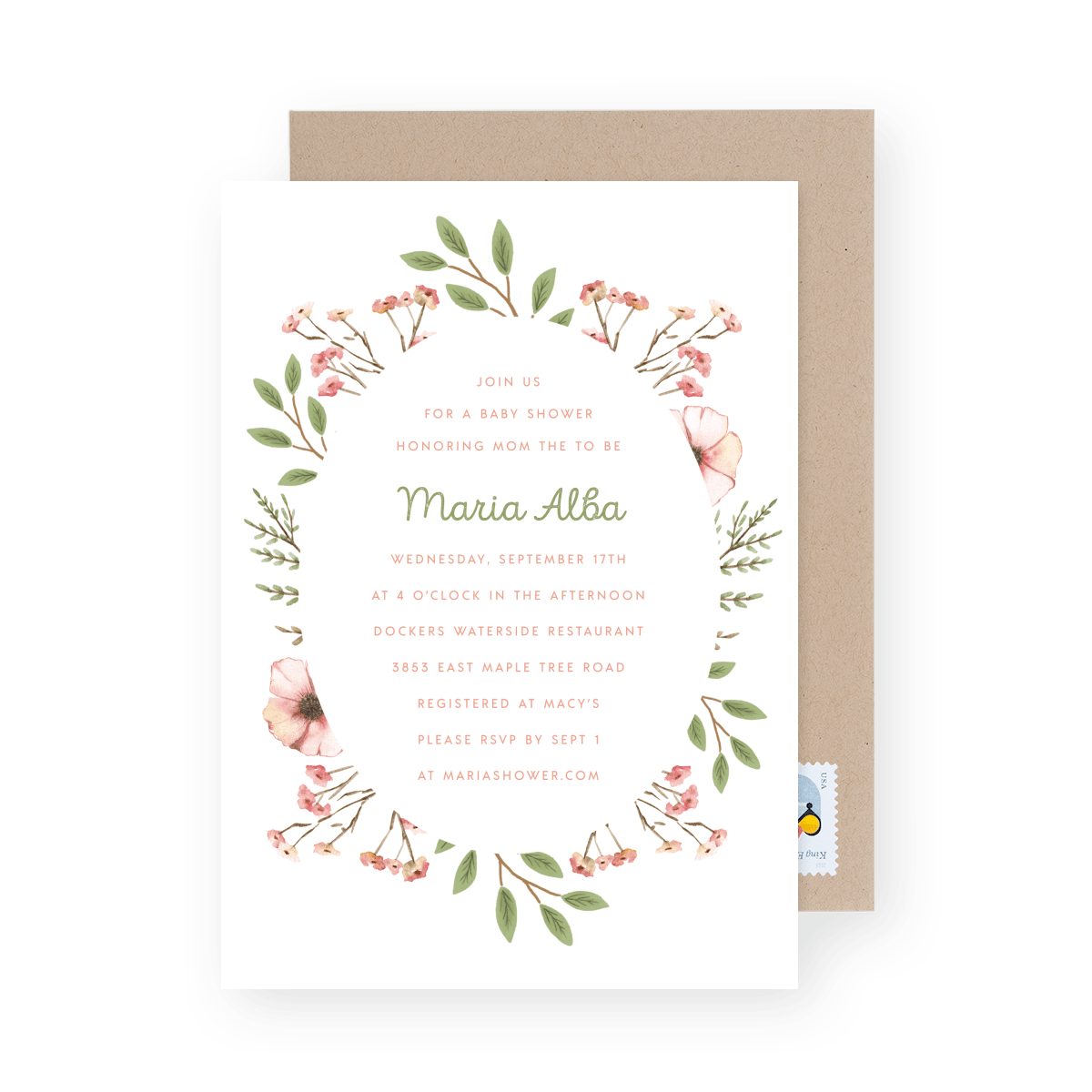 Pastel Floral Baby Shower