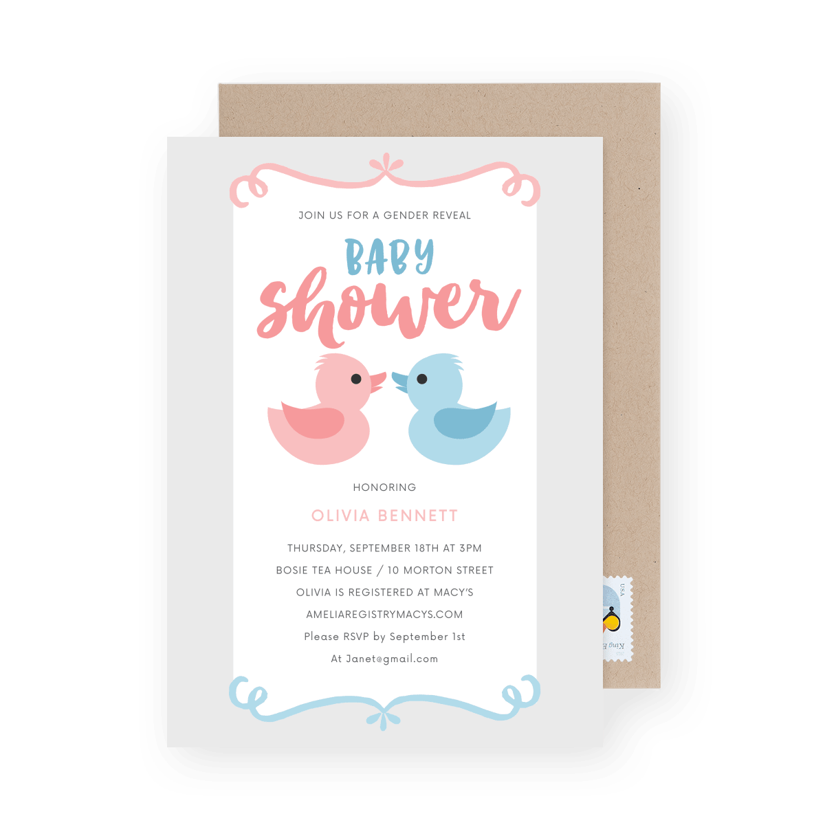 Rubber Duck Gender Reveal