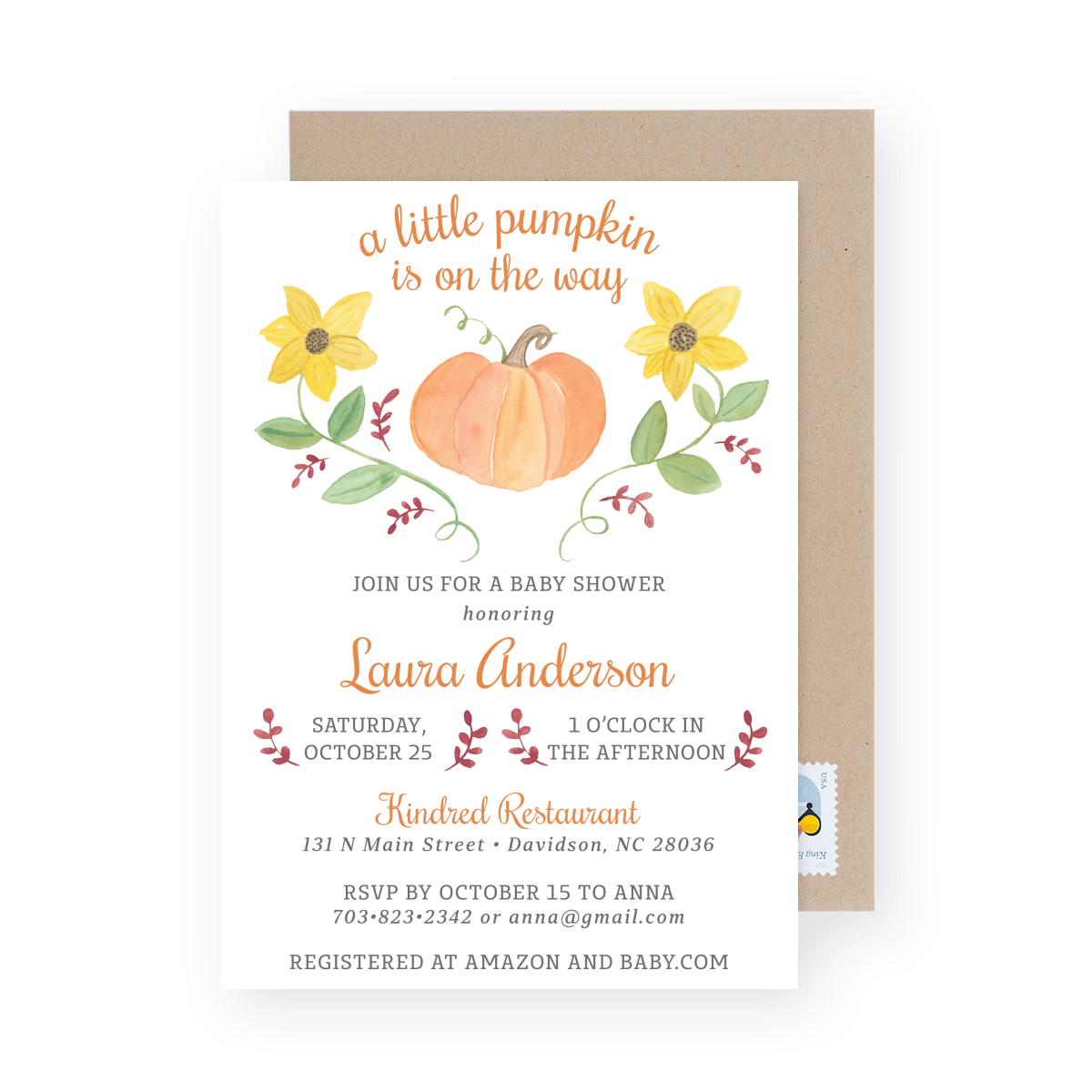 Pumpkin Baby Shower