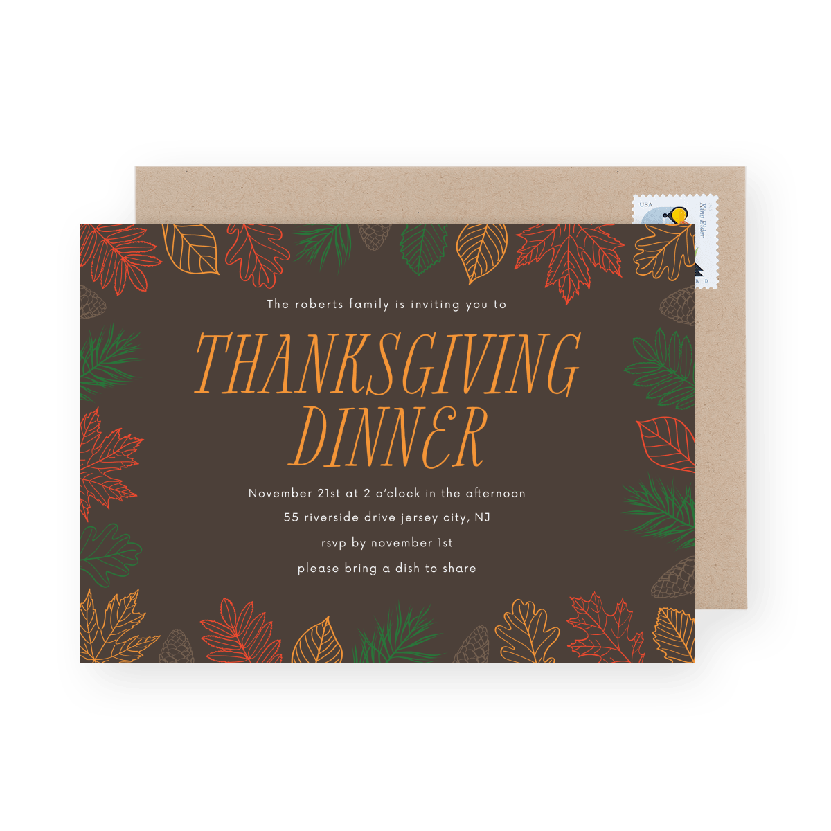 Leafy Thanksgiving Party