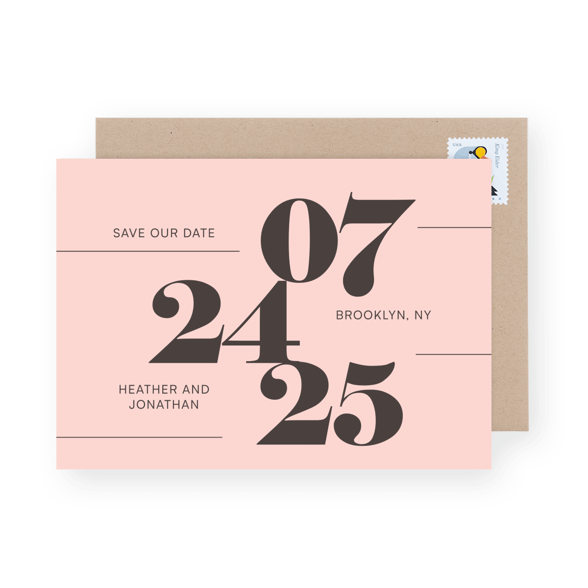 Big Bold Save The Date