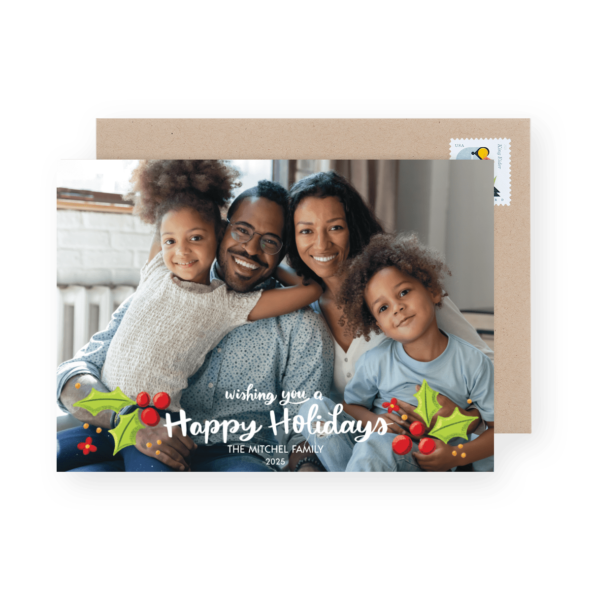 Holiday Holly Overlay