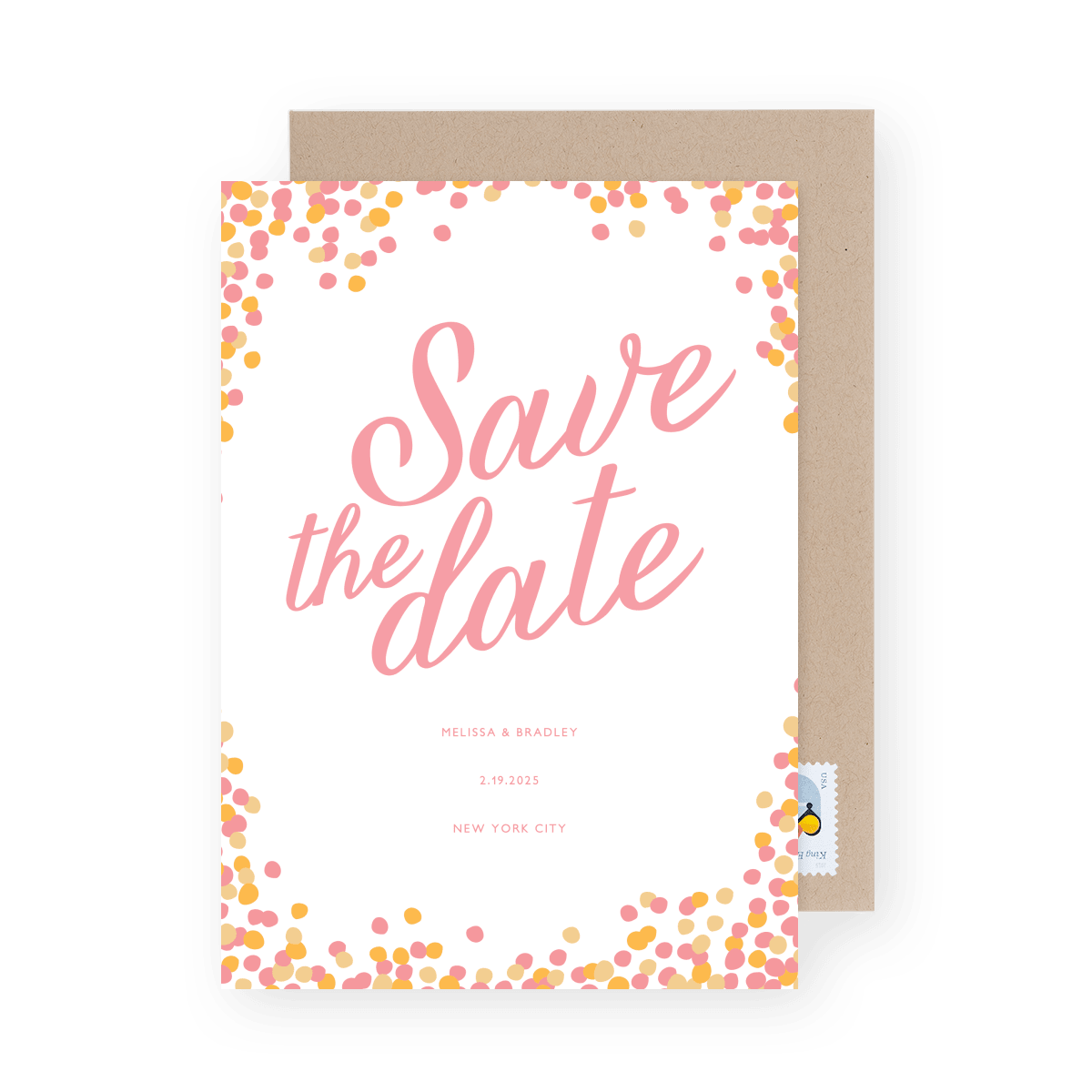 Confetti Save The Date