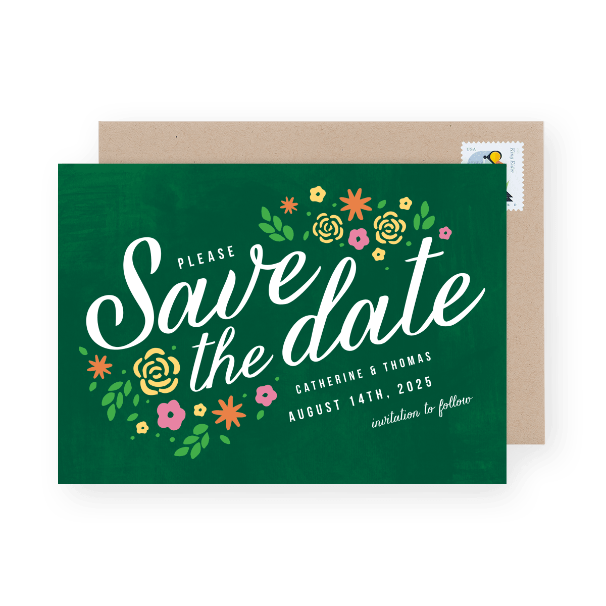 Floral Save The Date