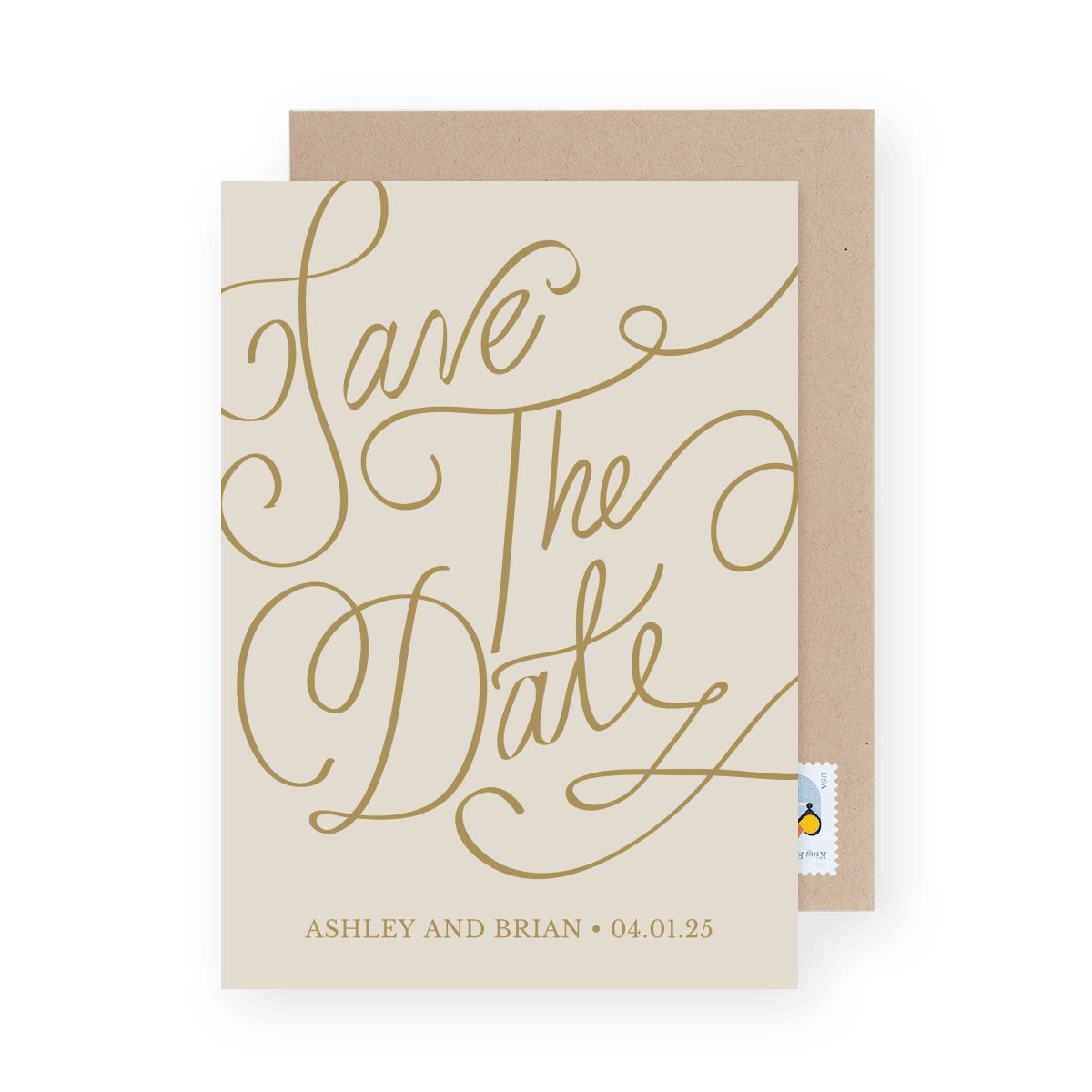 Calligraphy Save The Date