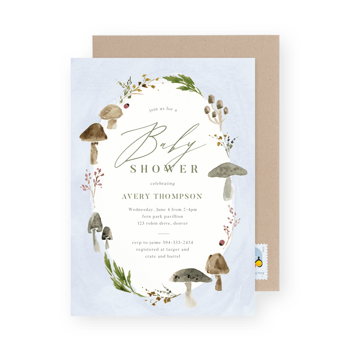 Spring Woodland Baby Shower