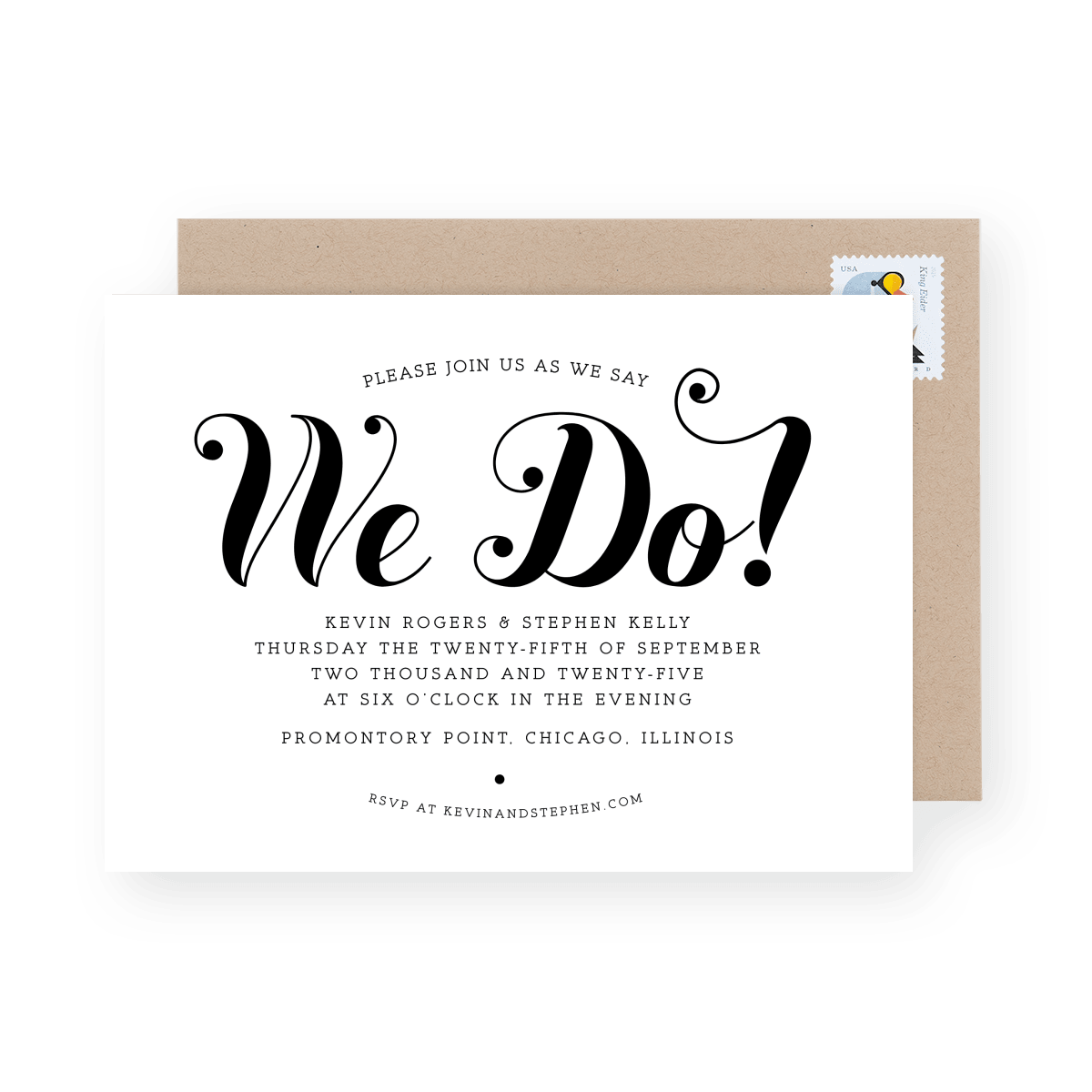 We Do Invitation